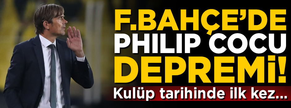 Fenerbahçe'de Cocu depremi! Kulüp tarihinde ilk kez...