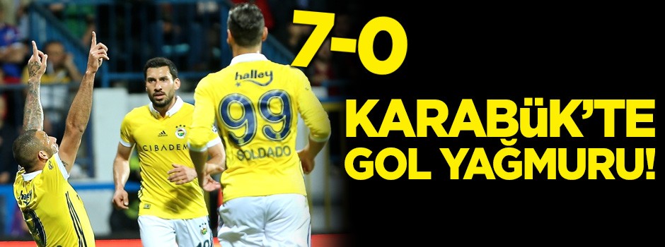 Fenerbahçe'den gol yağmuru! 7-0