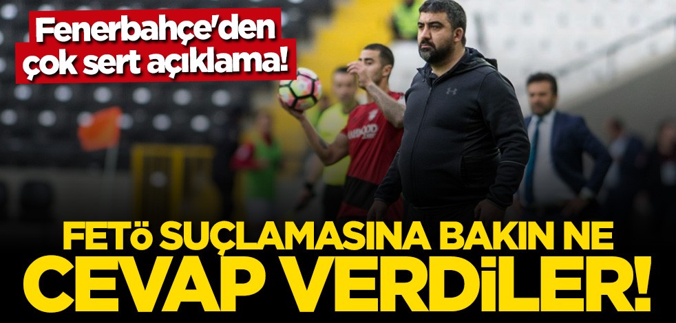 Fenerbahçe'den Ümit Özat'ın FETÖ suçlamasına sert cevap