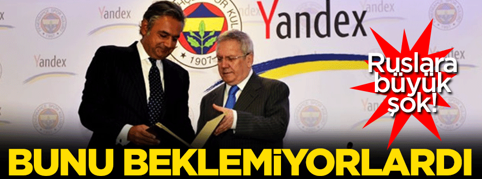 Fenerbahçeli taraftarlardan Yandex'e tepki!