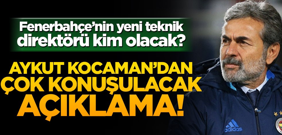Fenerbahçe’nin teknik direktörü kim olacak? Ersun Yanal istifa edecek mi? Aykut Kocaman Fenerbahçe’ye gelecek mi?