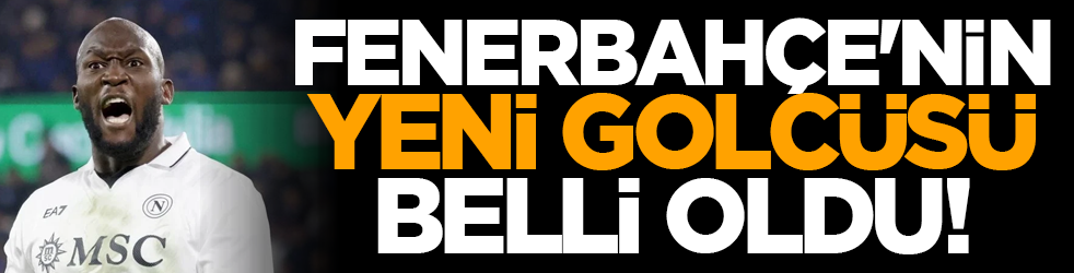 Fenerbahçe'nin yeni golcüsü belli oldu!