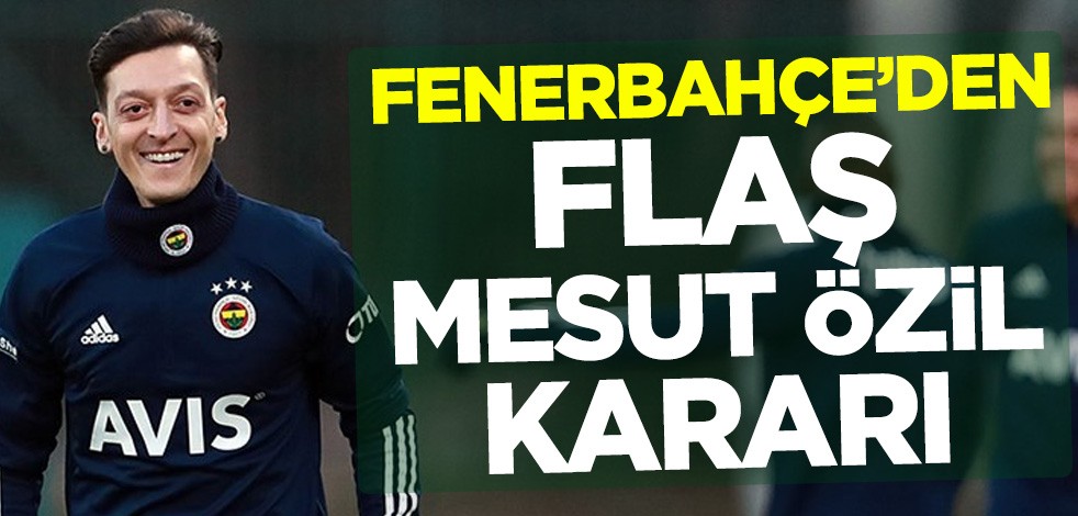 Fenerbahçe'nin yeni transferi Mesut Özil Hatayspor maçının kadrosuna alındı