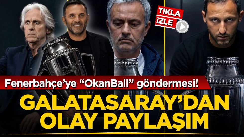 Fenerbahçe’ye “OkanBall” göndermesi! Galatasaray’dan şampiyonluk sonrası olay paylaşım