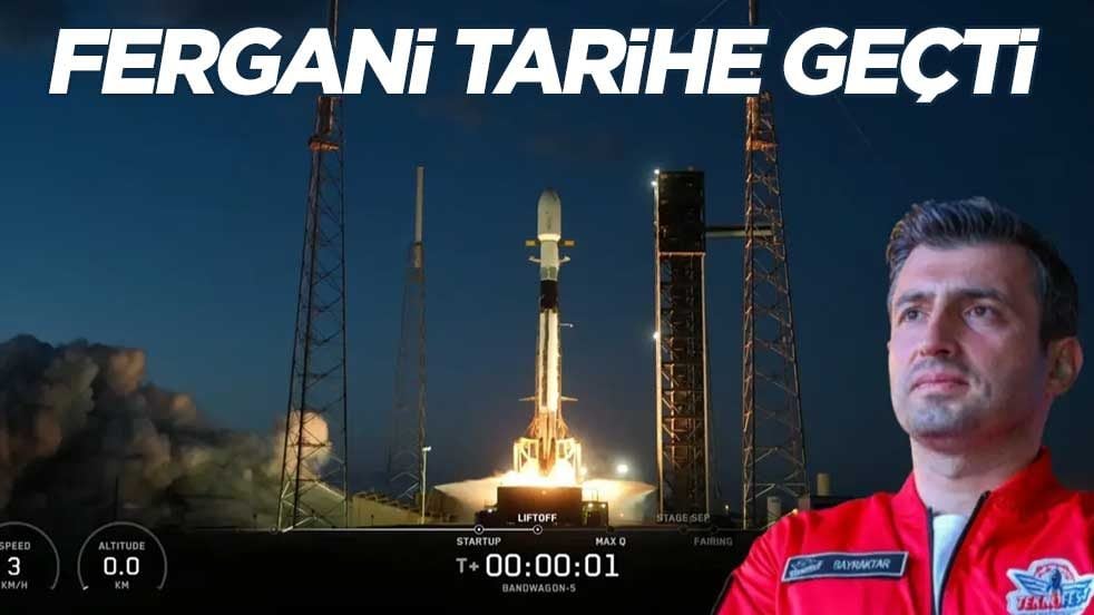 Fergani tarihe geçti! FRG-100D4 uzaya çıktı