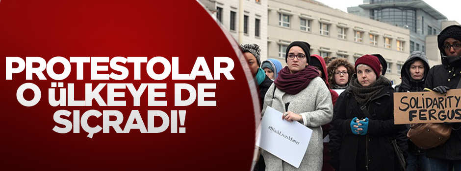 'Ferguson protestoları' Berlin'e de sıçradı