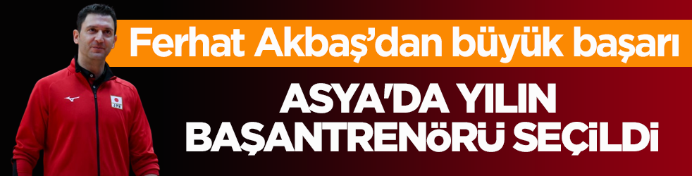 Ferhat Akbaş’dan büyük başarı! Asya'da yılın voleybol başantrenörü seçildi