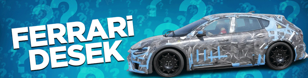 Ferrari'nin ilk elektrikli otomobili görüntülendi