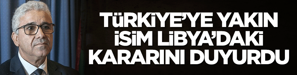Fethi Başağa Libya'daki kararını duyurdu