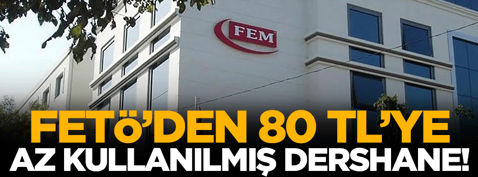 FETÖ 80 tl'ye dershane dağıtıyor!
