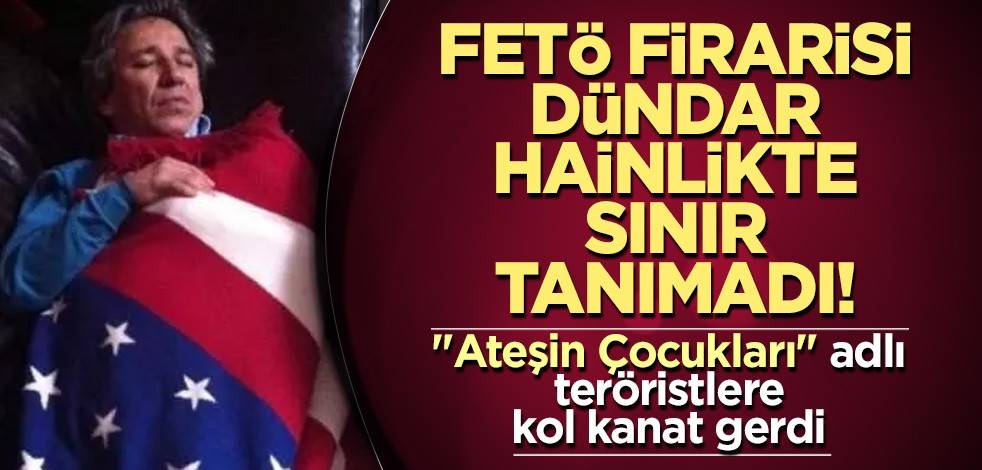 FETÖ firarisi Dündar hainlikte sınır tanımadı! "Ateşin Çocukları" adlı teröristlere kol kanat gerdi