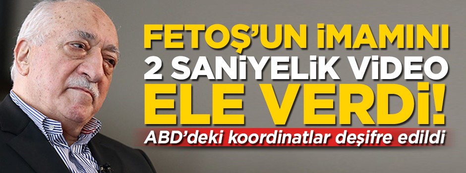FETÖ imamı Hakan Çiçek'i 2 saniyelik video ele verdi!