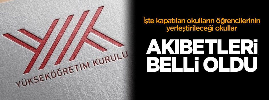FETÖ okullarındaki öğrencilerin akıbeti belli oldu