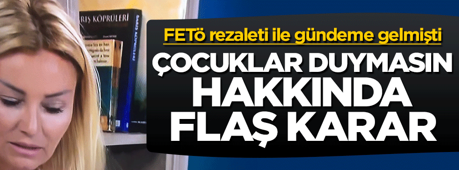 O skandal sonrası 'Çocuklar Duymasın' dizisi hakkında soruşturma açıldı