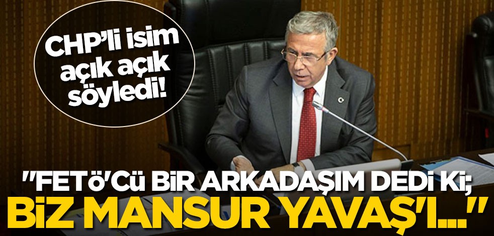 Sinan Aygün: FETÖ'cü bir arkadaşım dedi ki, biz Mansur Yavaş'ı...