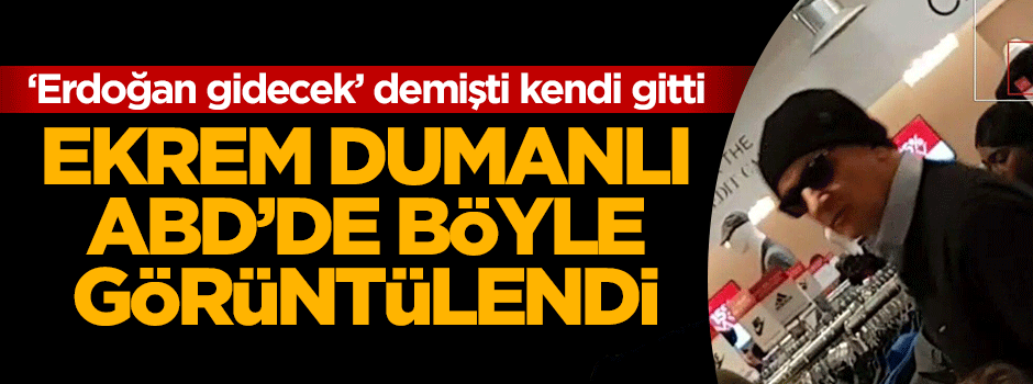 FETÖ'cü Ekrem Dumanlı ABD'de böyle geziyor
