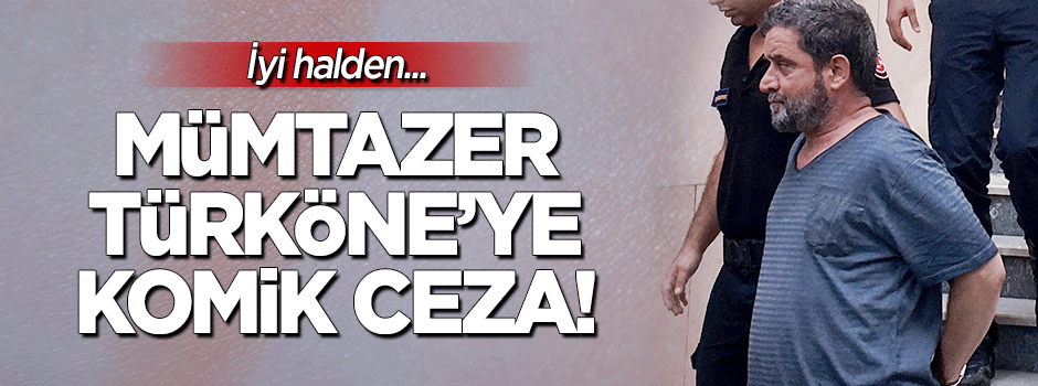 FETÖ'cü Mümtazer Türköne'ye komik ceza!