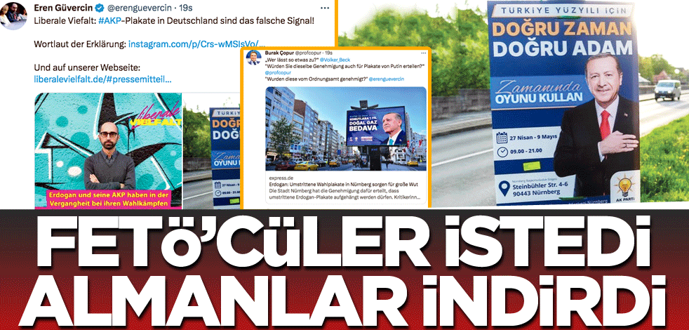 FETÖ’cüler istedi Almanlar indirdi