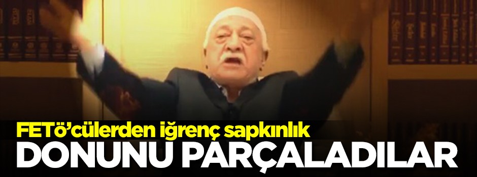 FETÖ'cülerden iğrenç sapkınlık! Gülen'in donunu parçaladılar