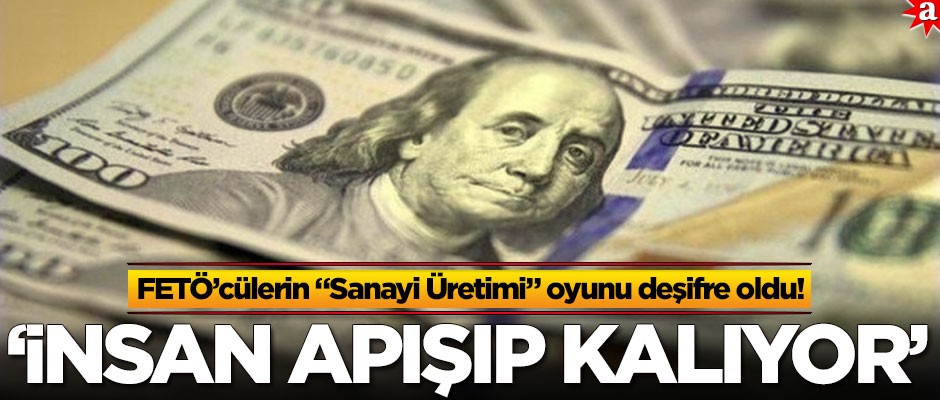FETÖ’cülerin "Sanayi Üretimi" oyunu deşifre oldu!