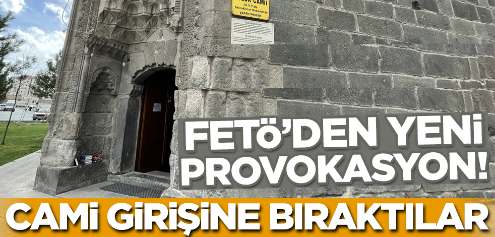 FETÖ'den yeni provokasyon! Cami girişine bıraktılar