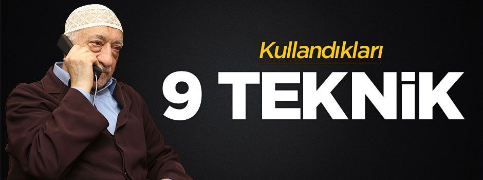 FETÖ'nün 9 haberleşme tekniği