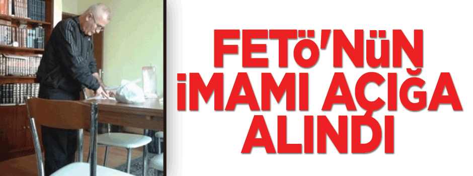 FETÖ'nün adliye imamı açığa alındı