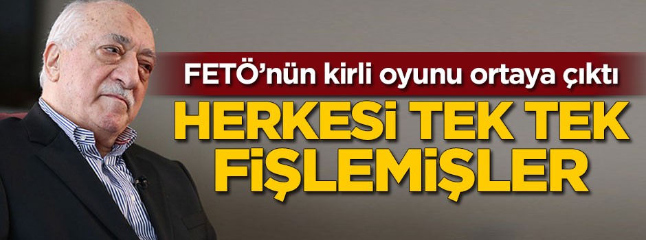 FETÖ'nün harf ve rakam oyunu ortaya çıktı