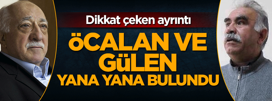 Fetullah Gülen ve Abdullah Öcalan'ın kitapları yan yana bulundu