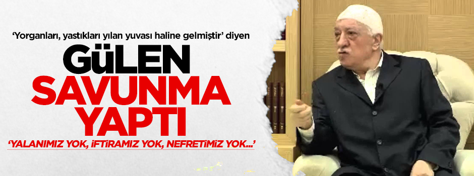 Fetullah Gülen'den yine nefret dili!