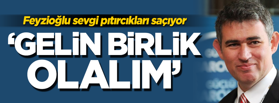 Feyzioğlu çağrı yaptı: Gelin birlik olalım!