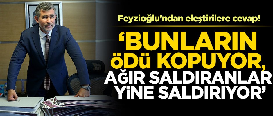 Feyzioğlu'ndan eleştirilere cevap! 'Bunların ödü kopuyor'