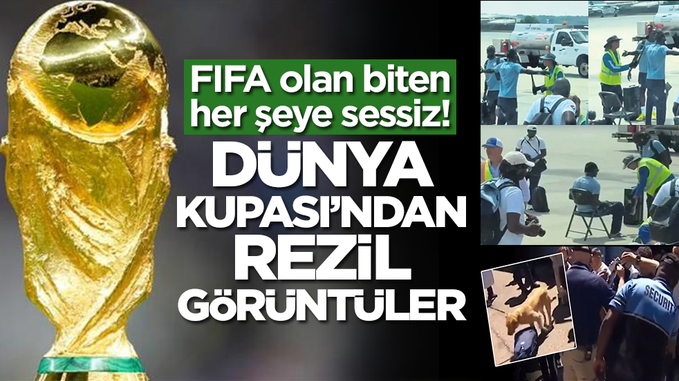 FIFA peş peşe yaşanan skandallara sessiz: Dünya Kupası'ndan rezil görüntüler