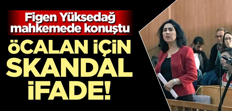 Figen Yüksekdağ mahkemede konuştu! Öcalan için skandal ifade
