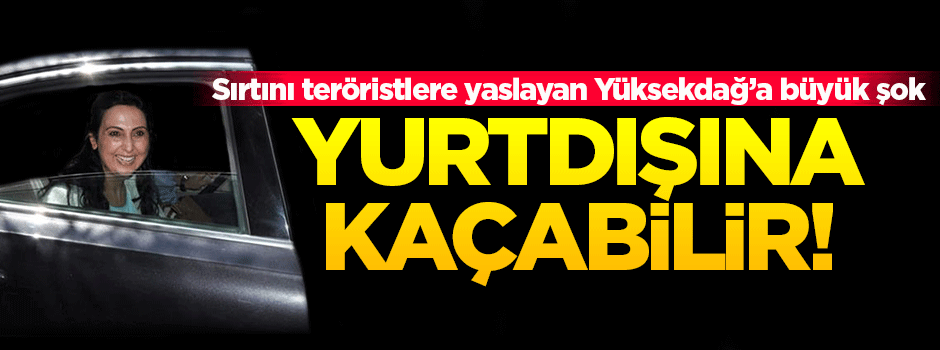 Figen Yüksekdağ'a yurtdışı yasağı