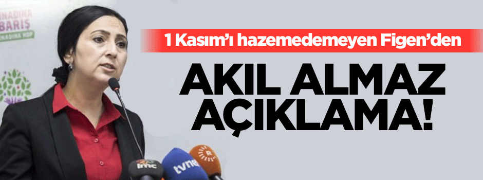 Figen Yüksekdağ'dan akıl almaz açıklama!