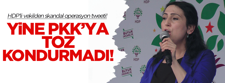 Figen Yüksekdağ'dan skandal operasyon tweeti!
