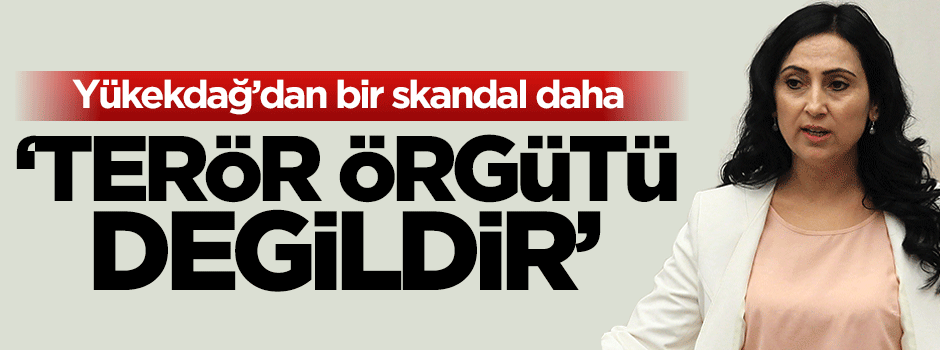 Figen Yüksekdağ'dan skandal sözler: PYD terör örgütü değildir