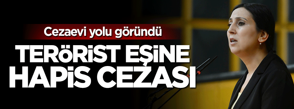 Figen Yüksekdağ'ın eşine terörden 7 yıl hapis cezası