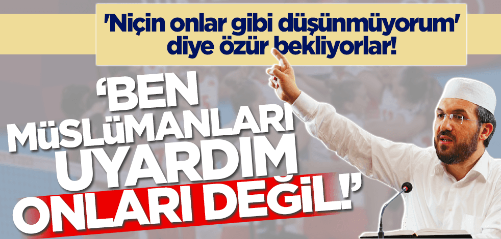 Fıkıh Doktoru İhsan Şenocak: Benim neyi, nasıl konuşacağımı Kur'an-ı Hakim belirler!