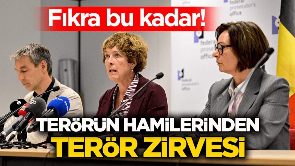 Fıkra bu kadar! Terörün hamilerinden terör zirvesi