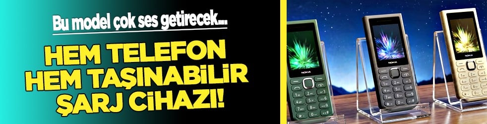 Filipinler'de ön siparişe çıktı: Nokia 300 4G Power Bank: Hem Telefon Hem Taşınabilir Şarj Cihazı