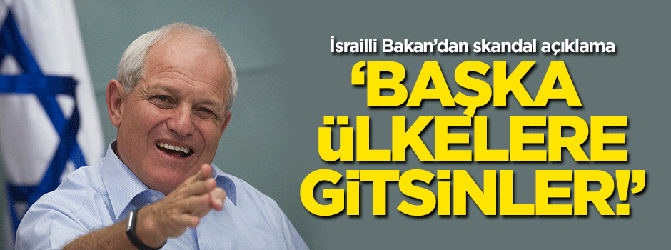 Siyonist Katz: Filistin diye bir ülke yok, başka yere gitsinler!