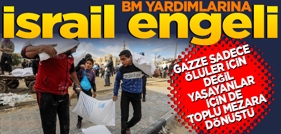 Filistin: İsrail BMGK’nin Gazze'ye yardım kararının uygulanmasını engelliyor