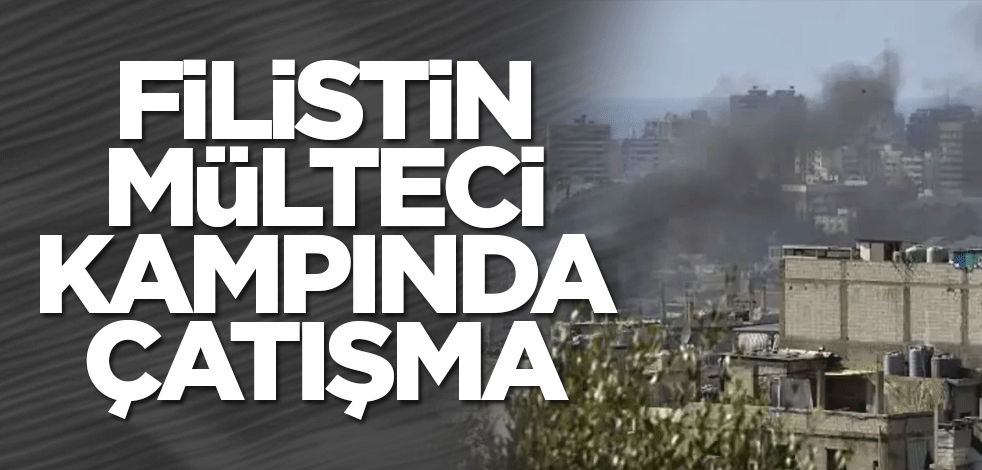 Filistin mülteci kampında çatışma