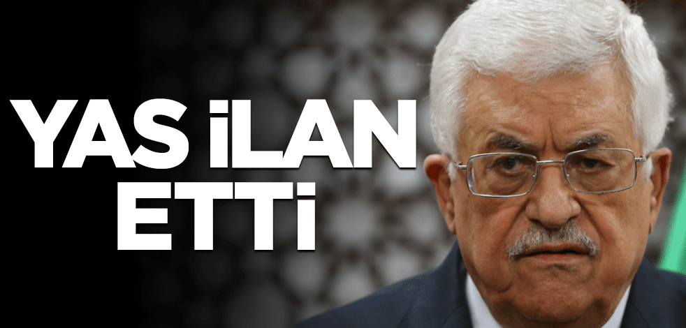 Filistin'de yas ilan edildi