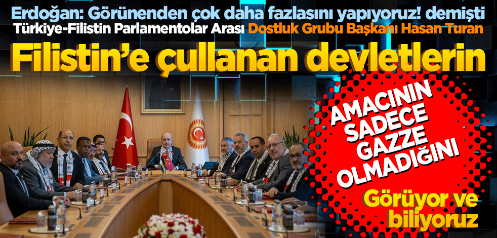 Filistin’e çullanan devletlerin amacının sadece Gazze olmadığını görüyor, biliyoruz