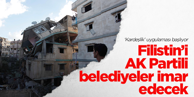 Filistin'i AK Partili belediyeler imar edecek