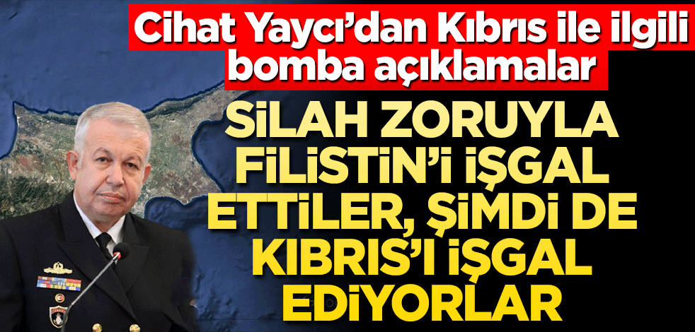 Filistin’i silah zoruyla işgal ettiler! Şimdi de KKTC’yi işgal ediyorlar