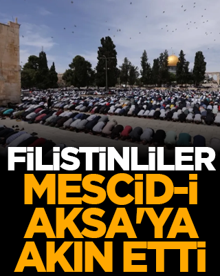 Filistinliler Mescid-i Aksa'ya akın etti